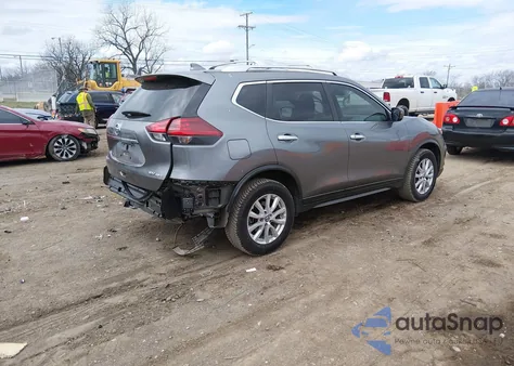 2019 Nissan Rogue Sv z USA, uszkodzony, nr VIN JN8AT2MV6KW397117